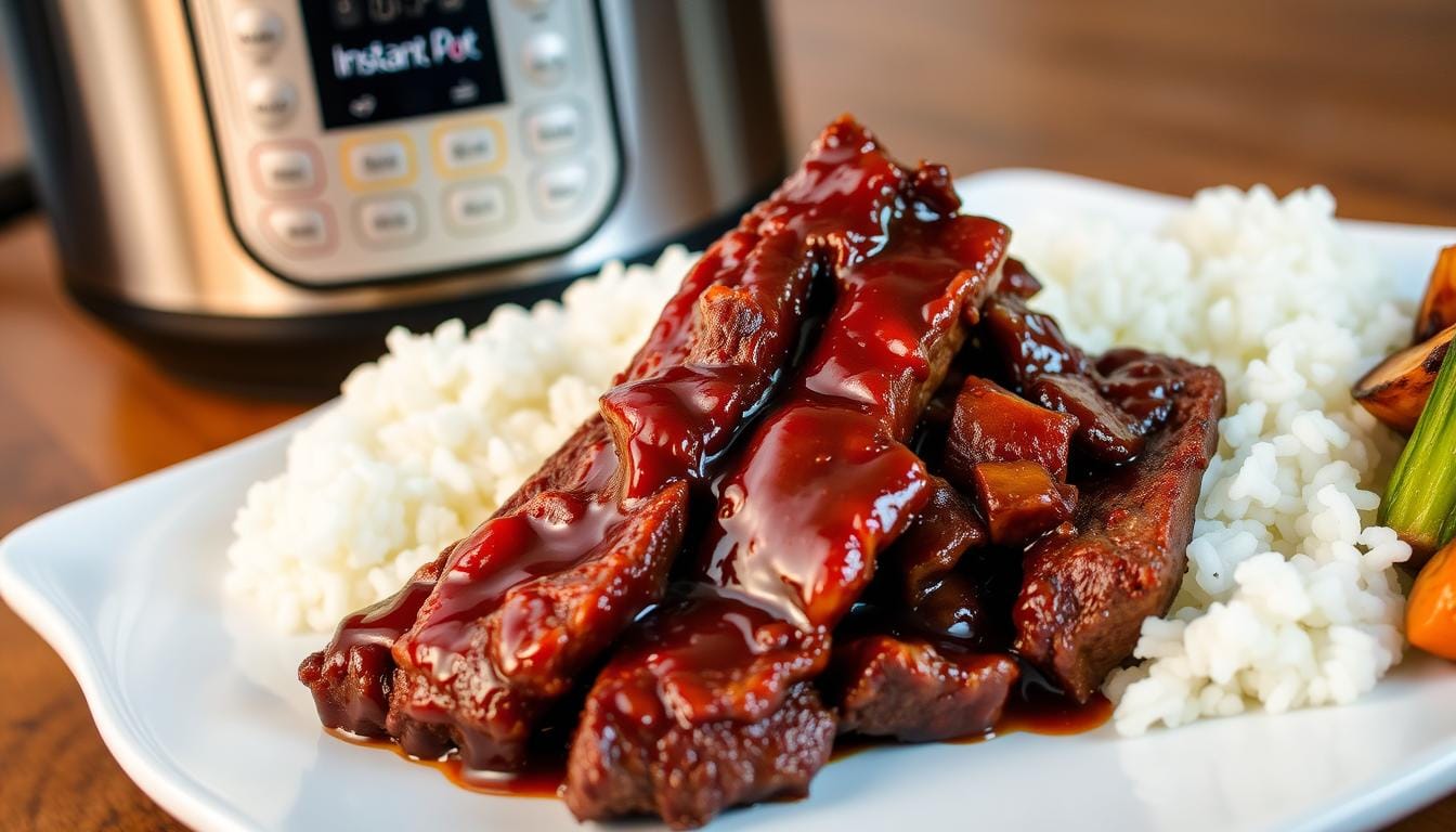 instant pot pro bbq beef recipe​